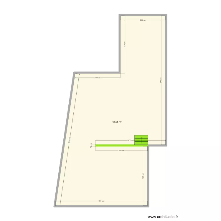 LAMBERT Venteuil. Plan de 