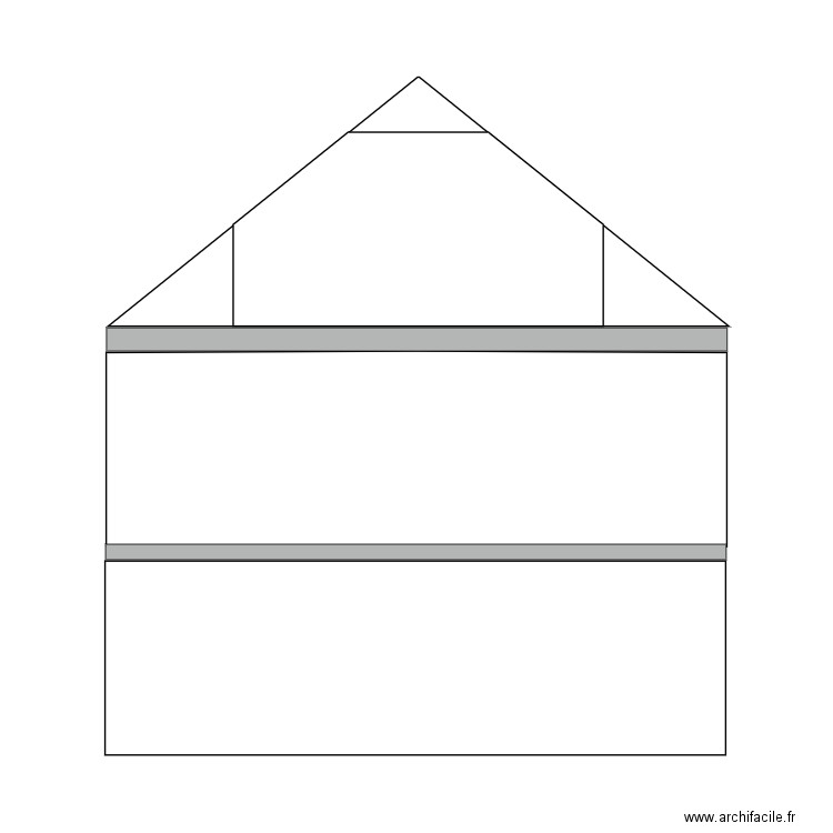 coupe. Plan de 0 pièce et 0 m2