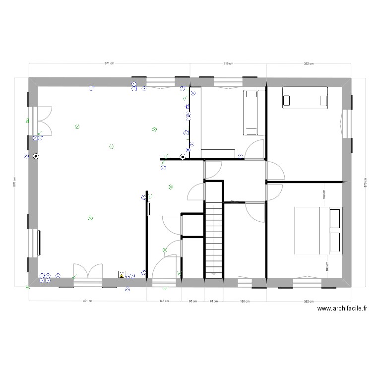 longes elec. Plan de 0 pièce et 0 m2