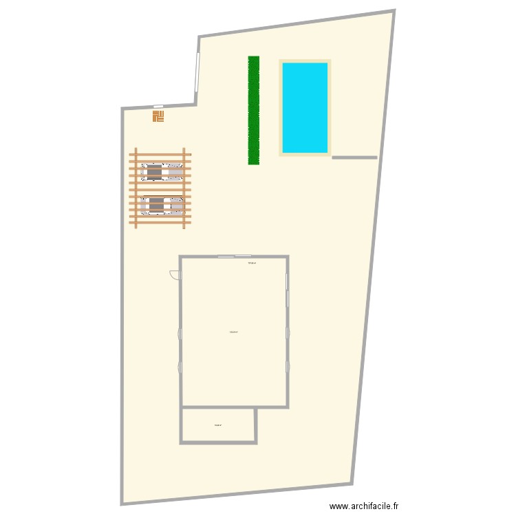 lecci o11. Plan de 3 pièces et 1004 m2