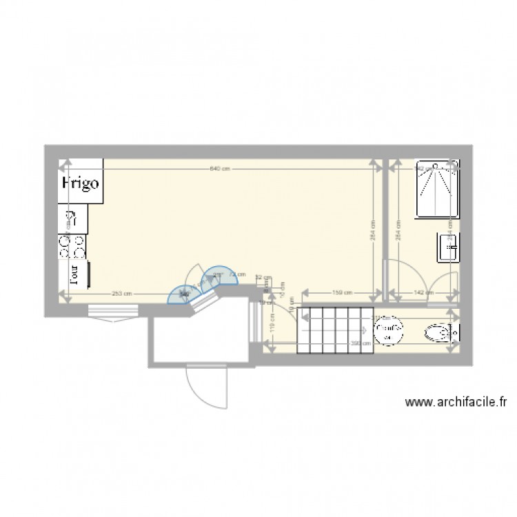 Plan maison 2 rdc. Plan de 0 pièce et 0 m2