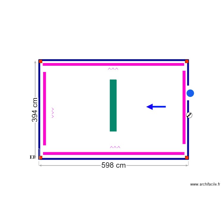 Marco Coutinho- Estoi. Plan de 1 pièce et 23 m2