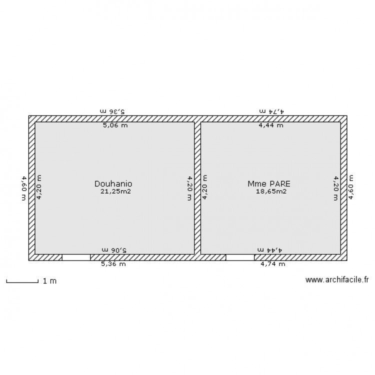 Bureau Douanio. Plan de 0 pièce et 0 m2