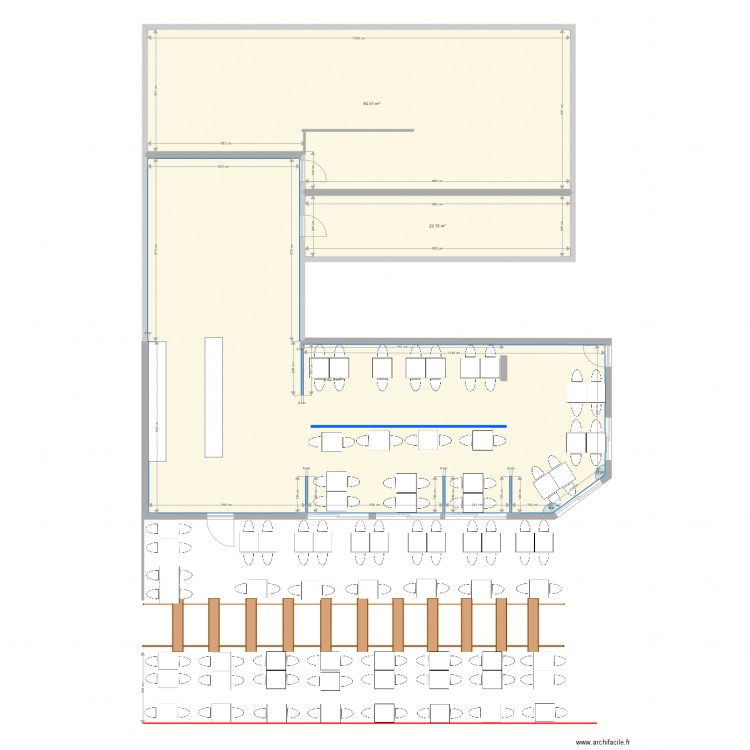 COMETE. Plan de 0 pièce et 0 m2