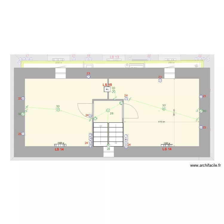 La Forge 4 novembre. Plan de 
