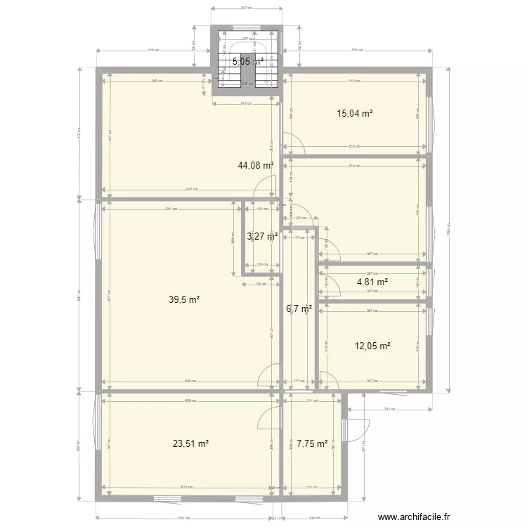 78 TRAPPES 42 LECLERC EXISTANT ArL 180622. Plan de 78 TRAPPES 42 LECLERC EXISTANT ArL 180622. Plan de