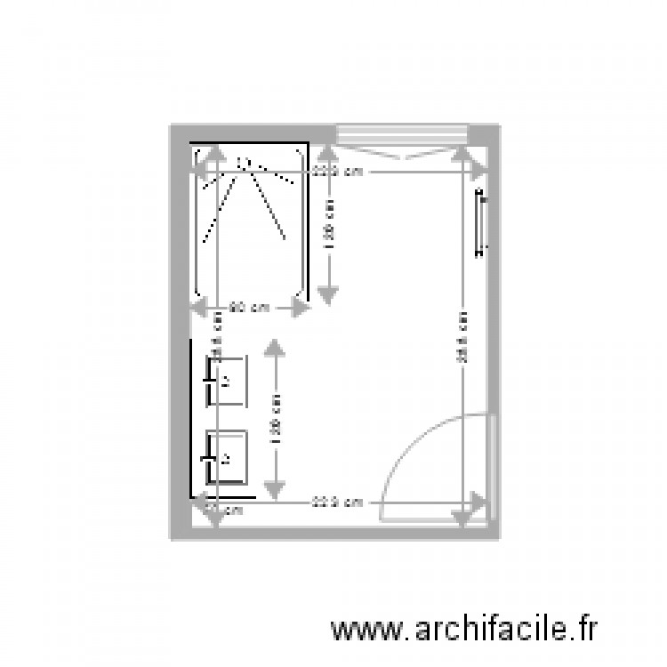 SDB. Plan de 0 pièce et 0 m2