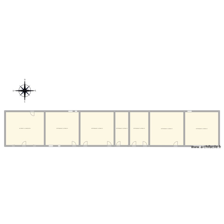 PLAN DE MASSE DEMO. Plan de 7 pièces et 276 m2