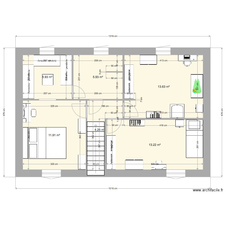 etage SHO77 MODIF40. Plan de 0 pièce et 0 m2