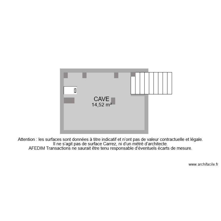 BI 7271 CAVE. Plan de 0 pièce et 0 m2