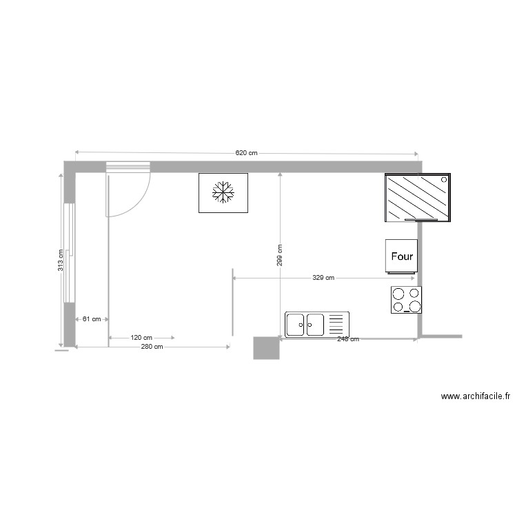 Laurus Cuisine 2. Plan de 0 pièce et 0 m2