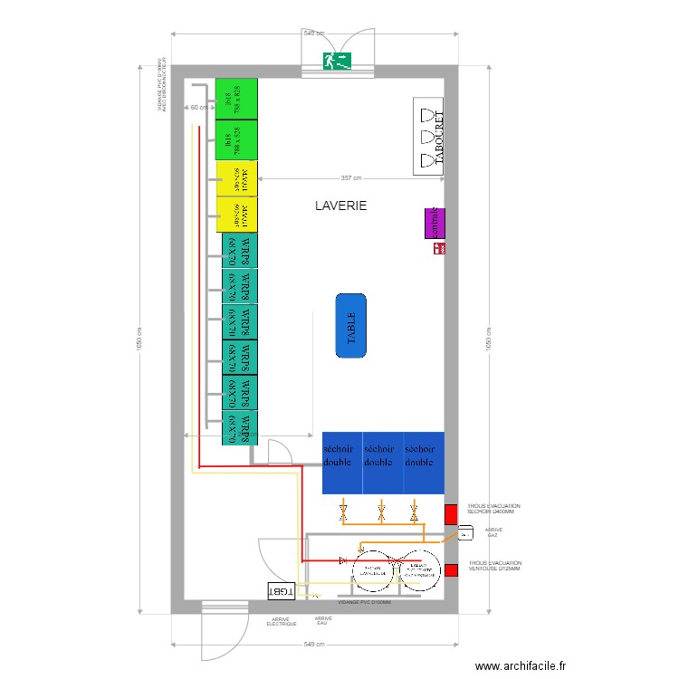 LAVERIE SUPER U ST HILAIRE 04022021. Plan de 0 pièce et 0 m2