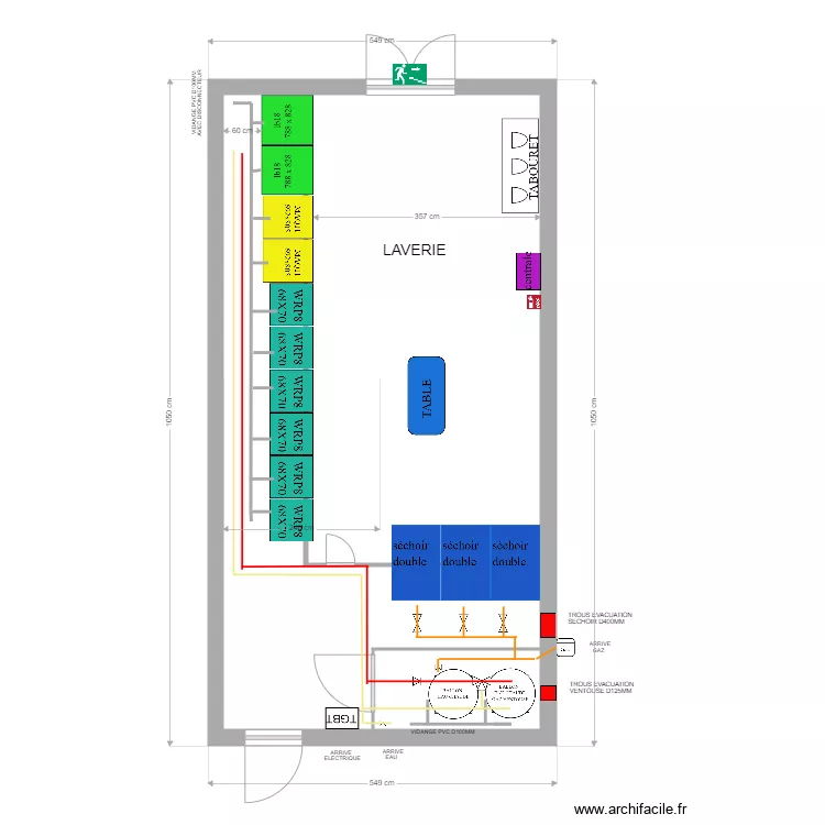 LAVERIE SUPER U ST HILAIRE 04022021. Plan de 