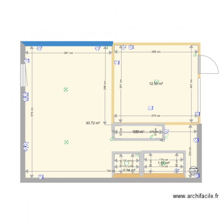 garage. Plan de 0 pièce et 0 m2