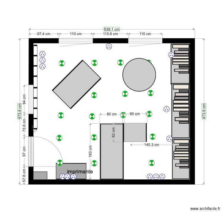 port mort bureau. Plan de 0 pièce et 0 m2