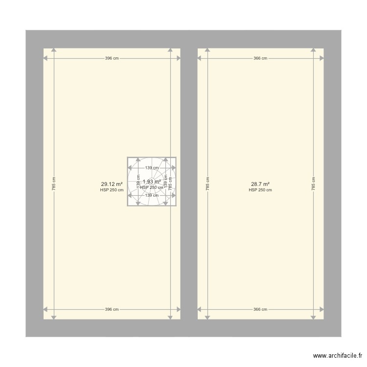 Bas Et etage. Plan de 0 pièce et 0 m2