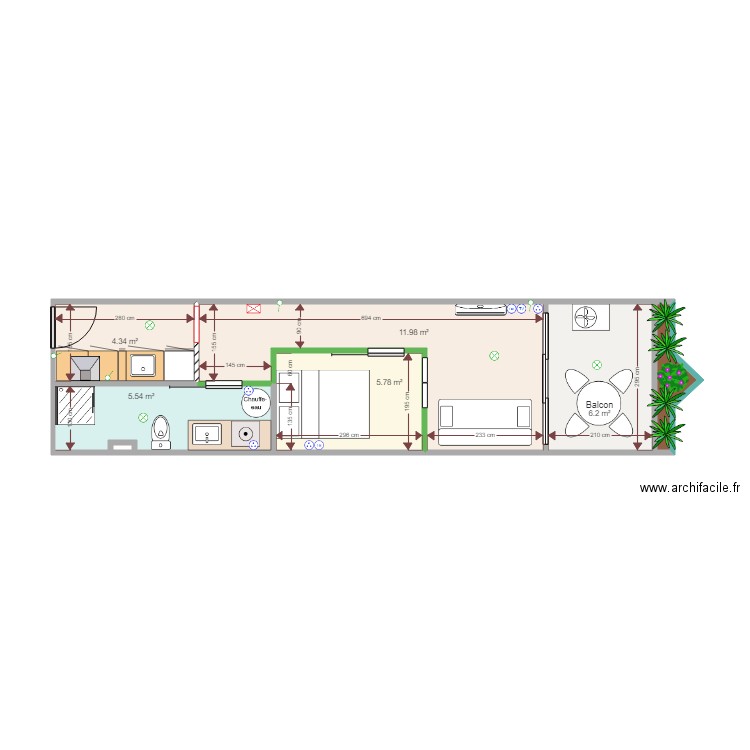 FLORALIE. Plan de 0 pièce et 0 m2