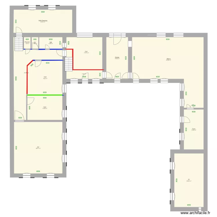 PLAN GENERAL d&eacute;tails murs v2b. Plan de 