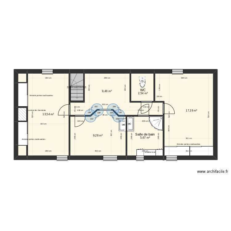 plan vente étage. Plan de 0 pièce et 0 m2