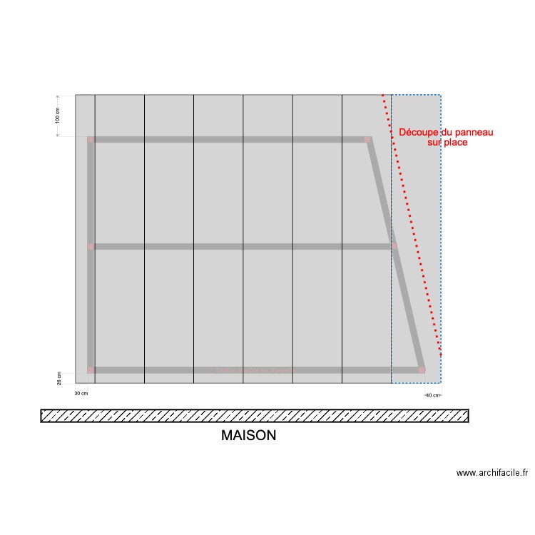 structure abri Lauzy V6. Plan de 0 pièce et 0 m2