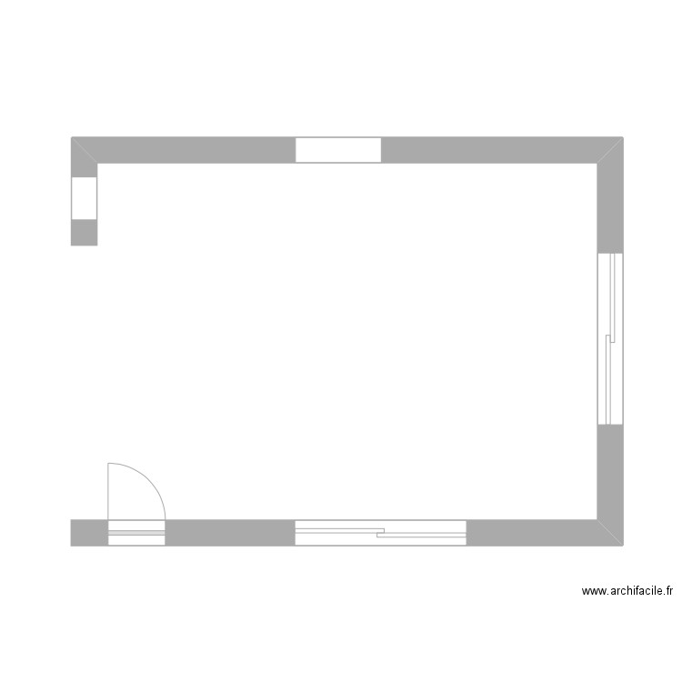 plan de masse veranda. Plan de 0 pièce et 0 m2