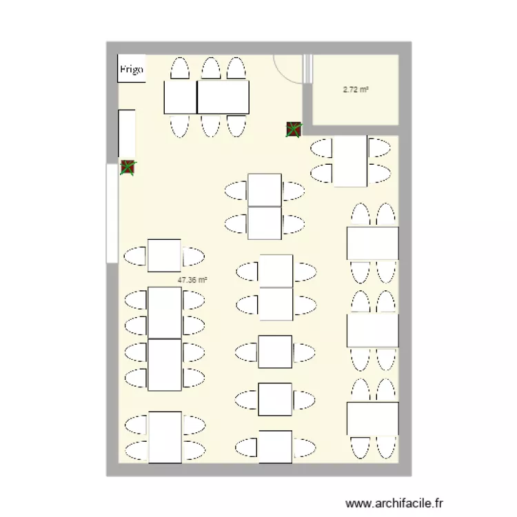 salle de resto 4. Plan de 