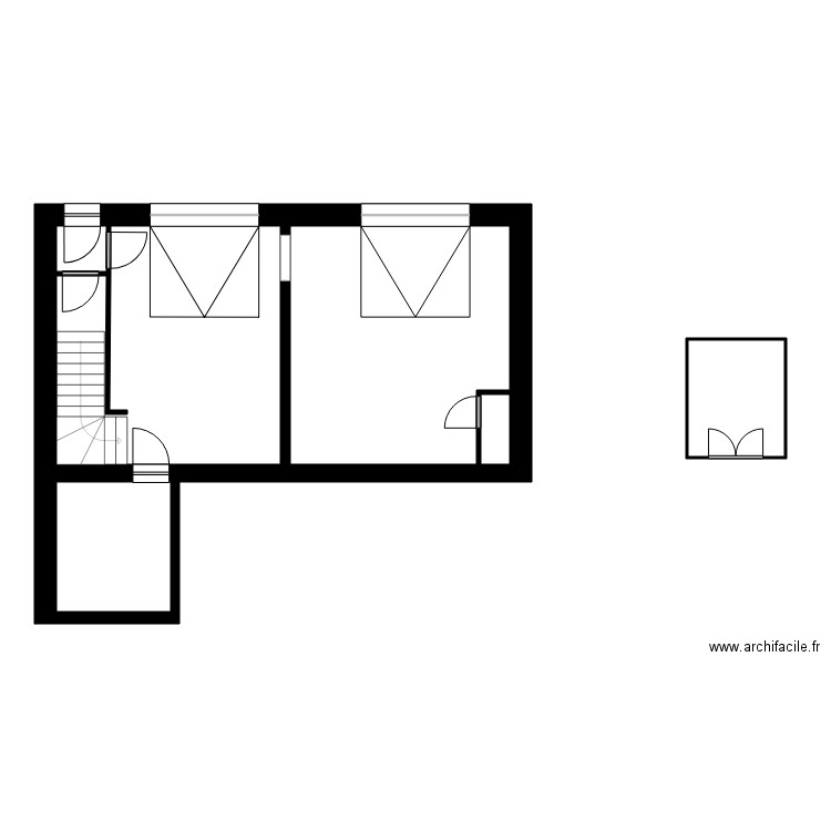 CHAPRON. Plan de 19 pièces et 200 m2