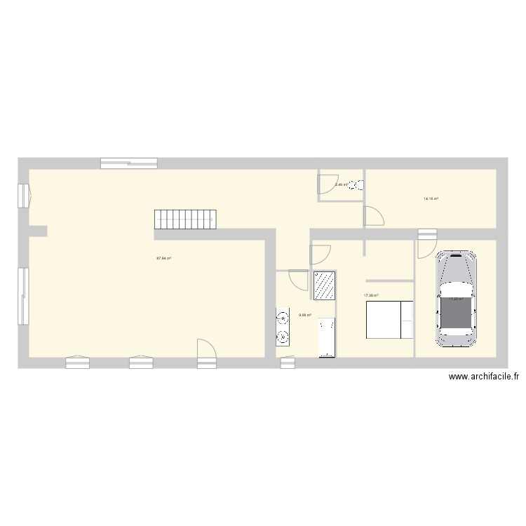 Maison Brissarthe 2. Plan de 0 pièce et 0 m2