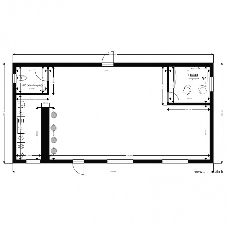 Club House Projet v3. Plan de 0 pièce et 0 m2