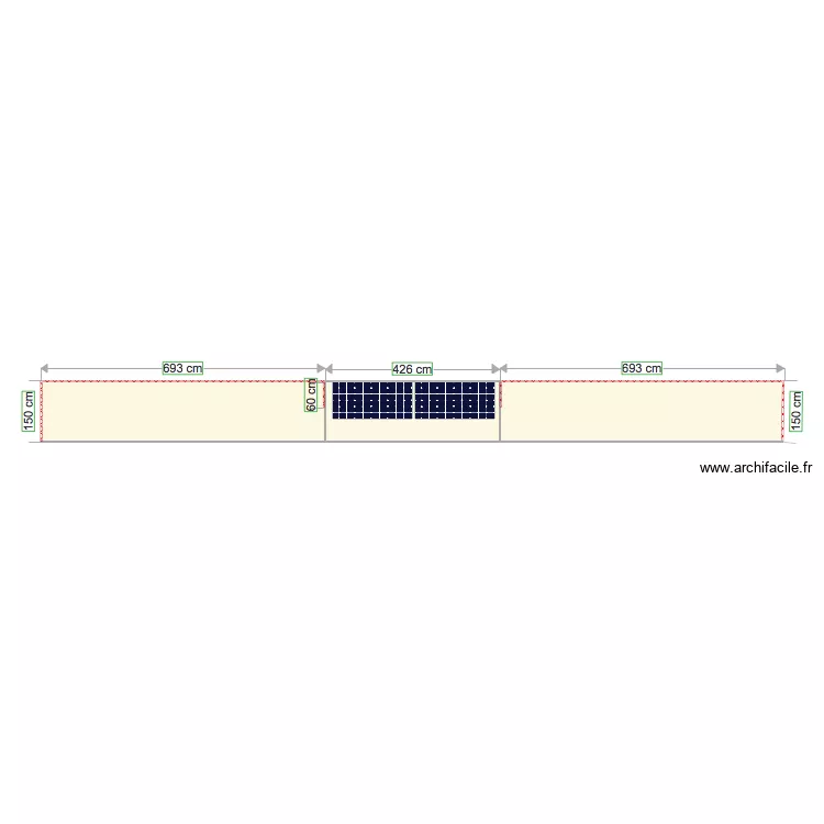 Balcon Chauffour. Plan de 
