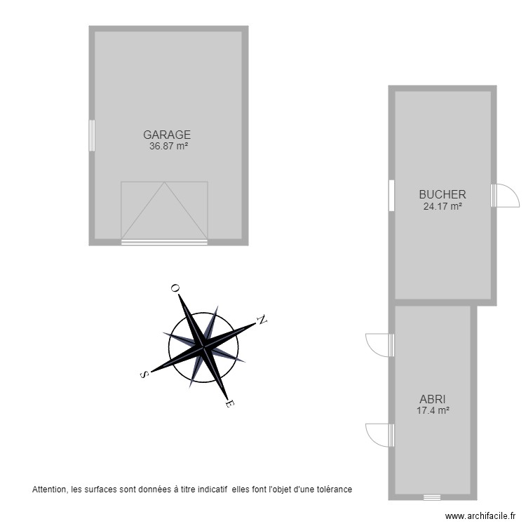 BI 3688 ANNEXES. Plan de 0 pièce et 0 m2