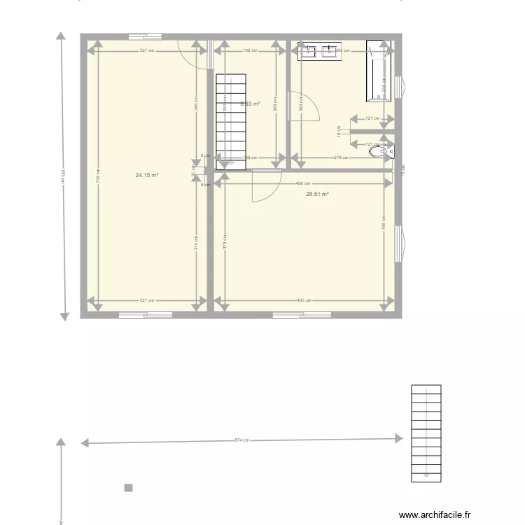 Maison EnriqueEtage. Plan de 