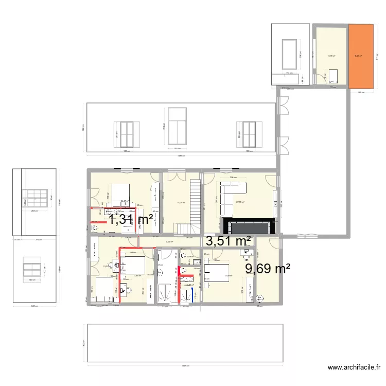casa. Plan de 