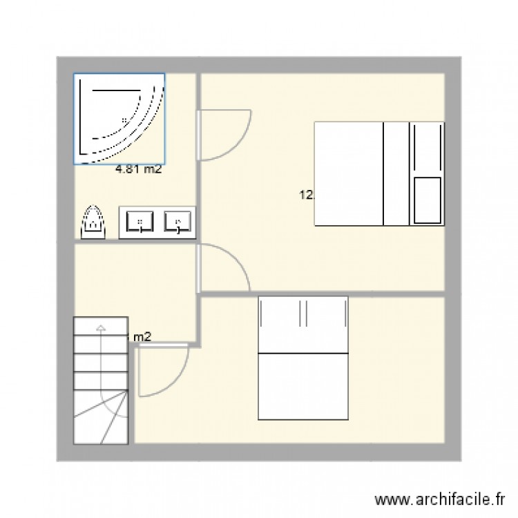 etage 2. Plan de 0 pièce et 0 m2