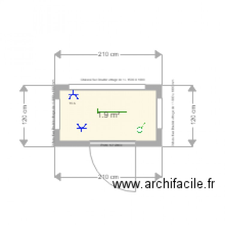 Bunkerkit 1. Plan de 0 pièce et 0 m2