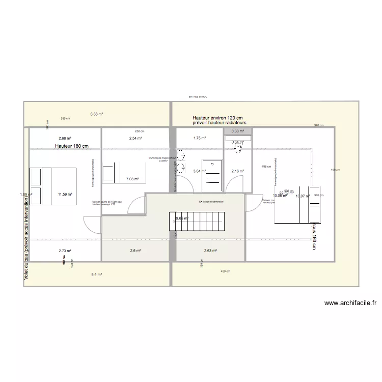 M Colasse Hardelot. Plan de 