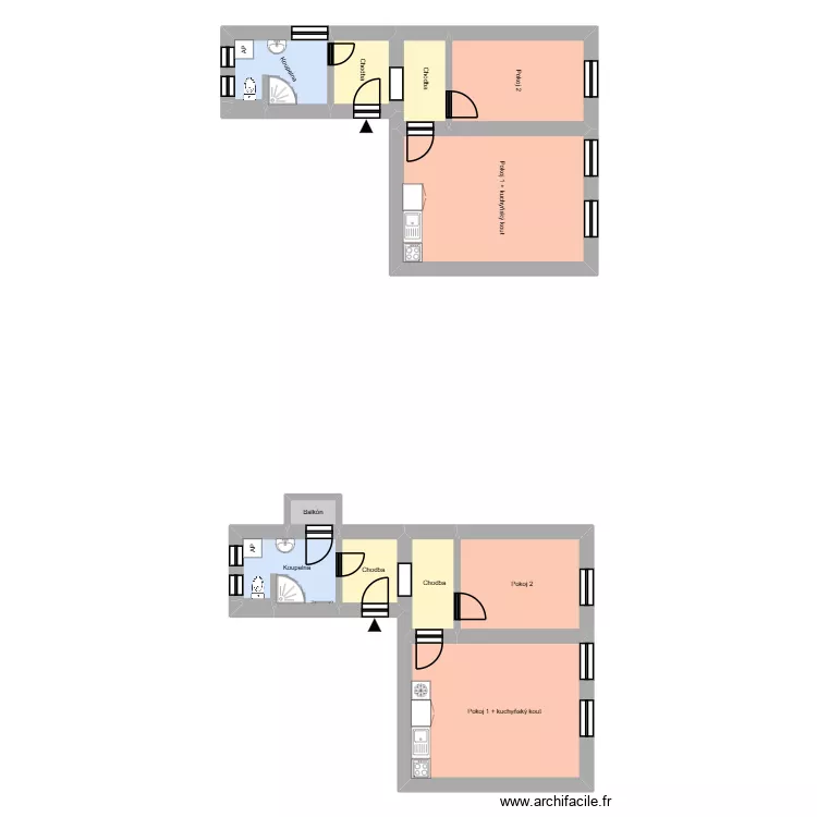 Lihovarská 467, byt 3. Plan de 17 et 212 m² Lihovarská 467, byt 3. Plan de 17 et 212 m²