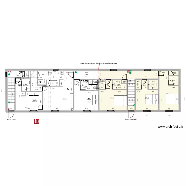 N+1 Grand Caugy. Plan de N+1 Grand Caugy. Plan de
