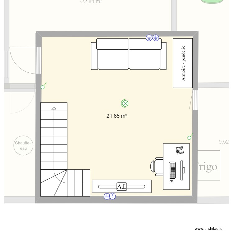 Cestas 23bis. Plan de 23 pièces et 1939 m2