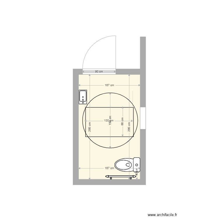 PMR. Plan de 0 pièce et 0 m2