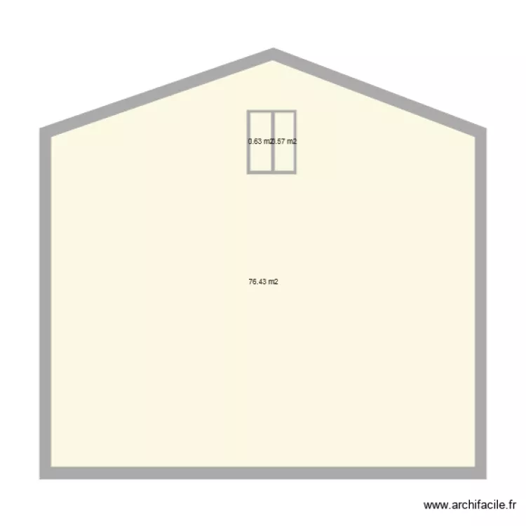 facade sud origine. Plan de 