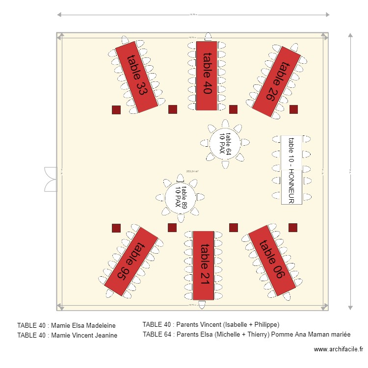 ELSA ET VINCENT 03 JUIN 2023 plan 2. Plan de 1 pièce et 253 m2