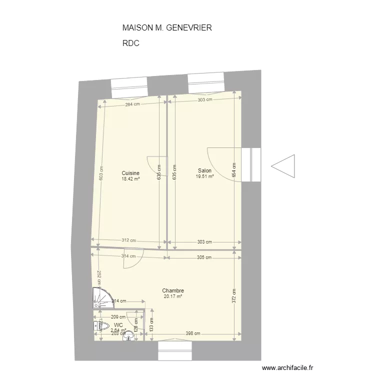 GENEVRIER. Plan de GENEVRIER. Plan de