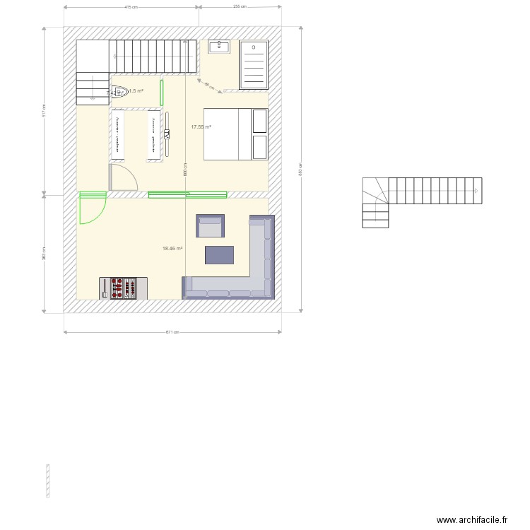 ferme sainte marie 3 étage finit. Plan de 0 pièce et 0 m2