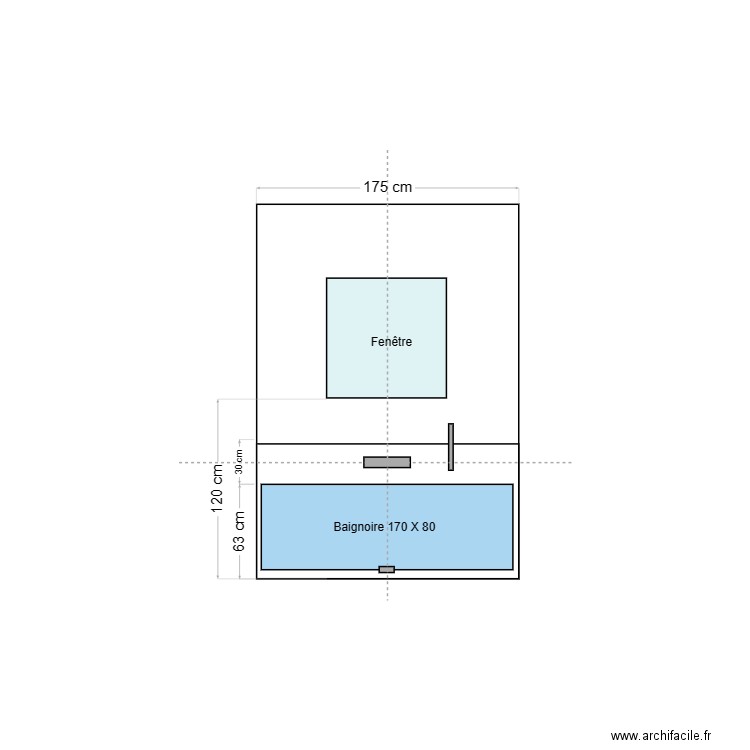 SDB2. Plan de 0 pièce et 0 m2