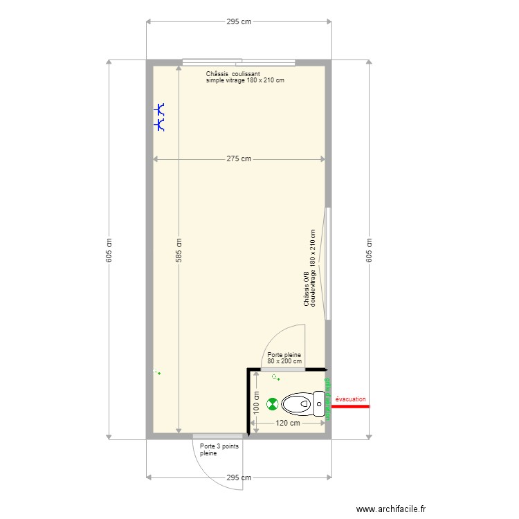 ITS WOOD La louvière. Plan de 0 pièce et 0 m2