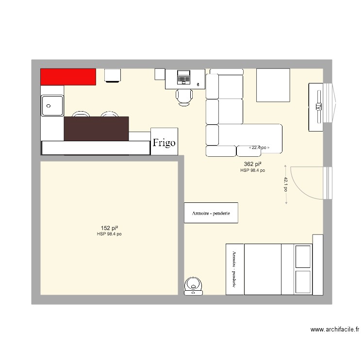 Garage été 2021. Plan de 0 pièce et 0 m2