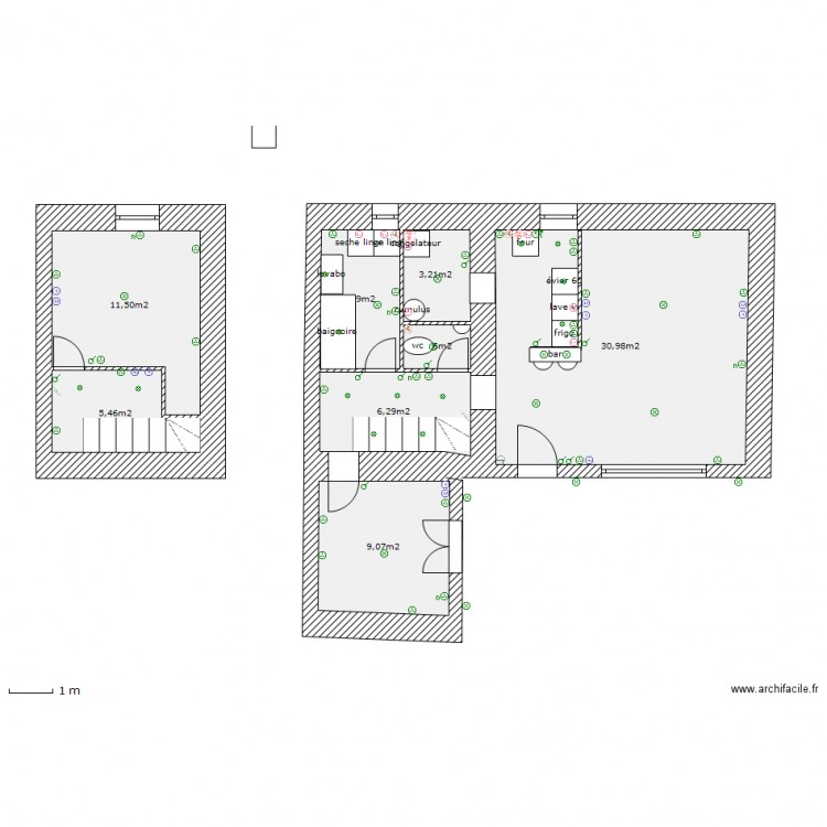 appart2 brut. Plan de 0 pièce et 0 m2