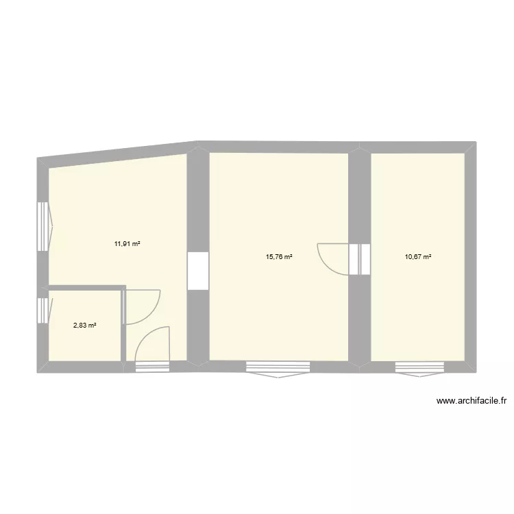 Maison Saint Denis d\'Oléron. Plan de 4 et 41 m² Maison Saint Denis d\'Oléron. Plan de 4 et 41 m²