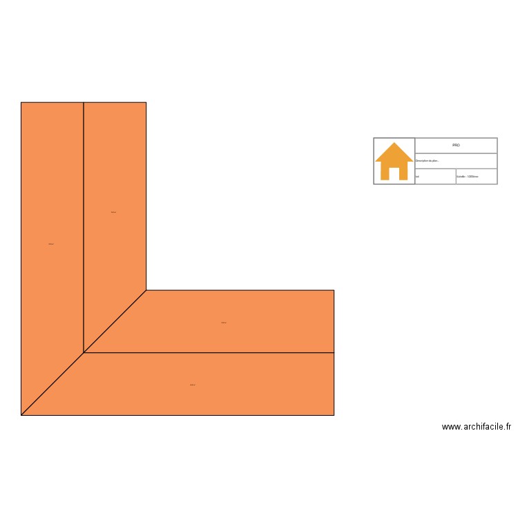 toit. Plan de 0 pièce et 0 m2